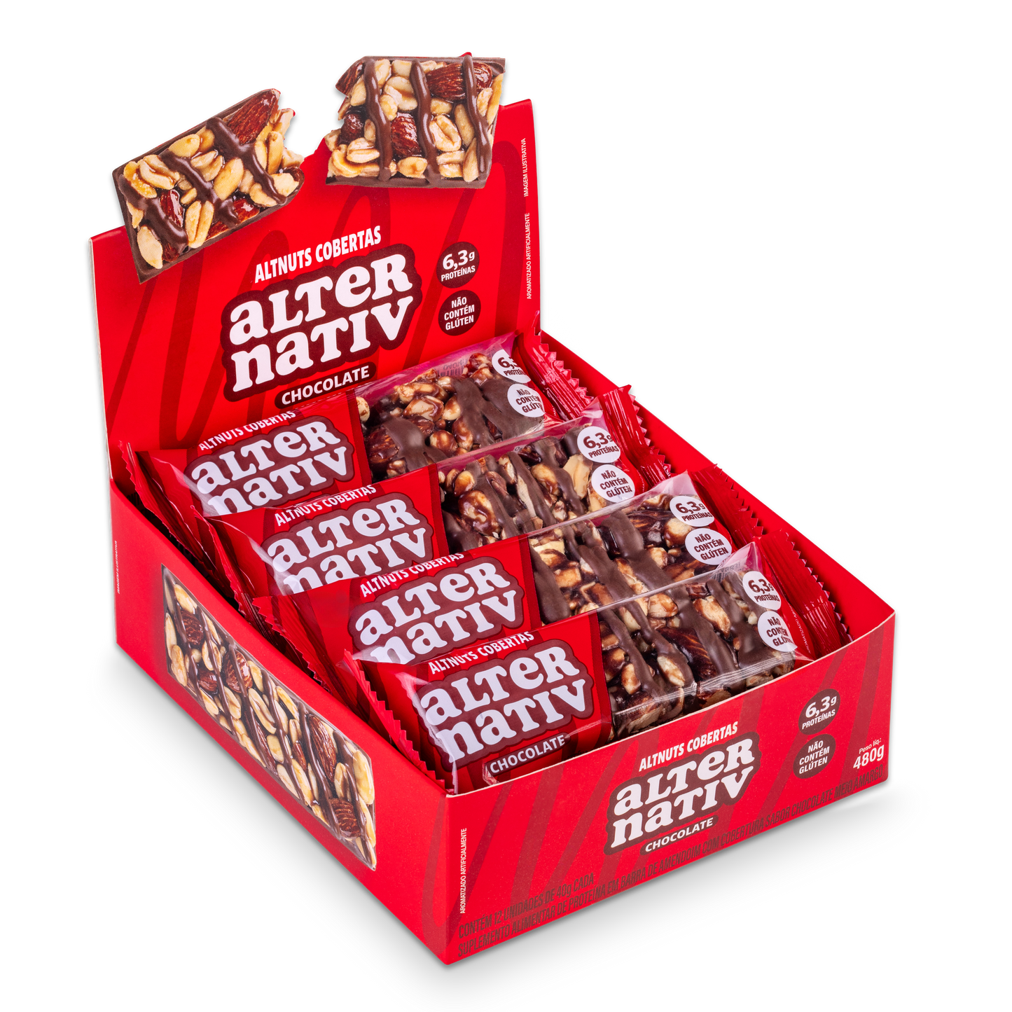 ALTNUTS CHOCOLATE 40g (12 unid.)